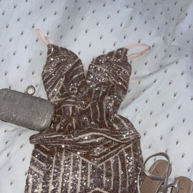robe pailletée 