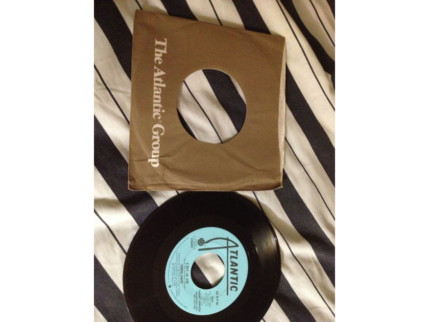 Greg Lake(ELP) - C'est La Vie Atlantic Records Promo 45 Single Vinyl NM