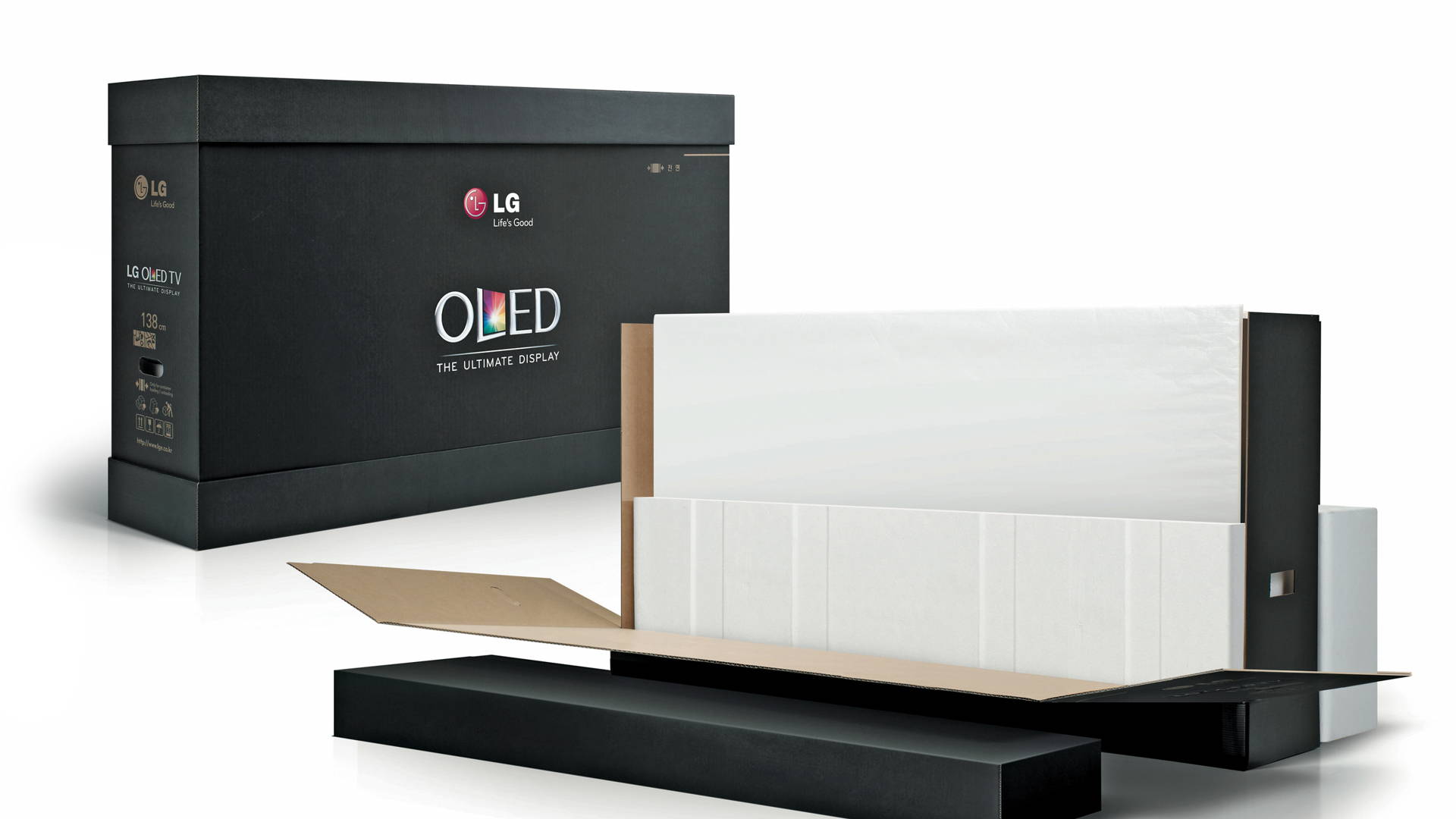 Glueless OLED TV Box  Dieline - Design, Branding & Packaging Inspiration