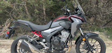 2021 HONDA CB500X motorcycle for rent near Bulverde, TX