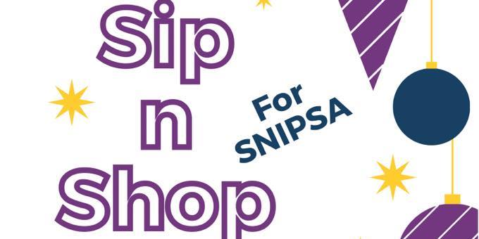 Holiday Sip and Shop promotional image