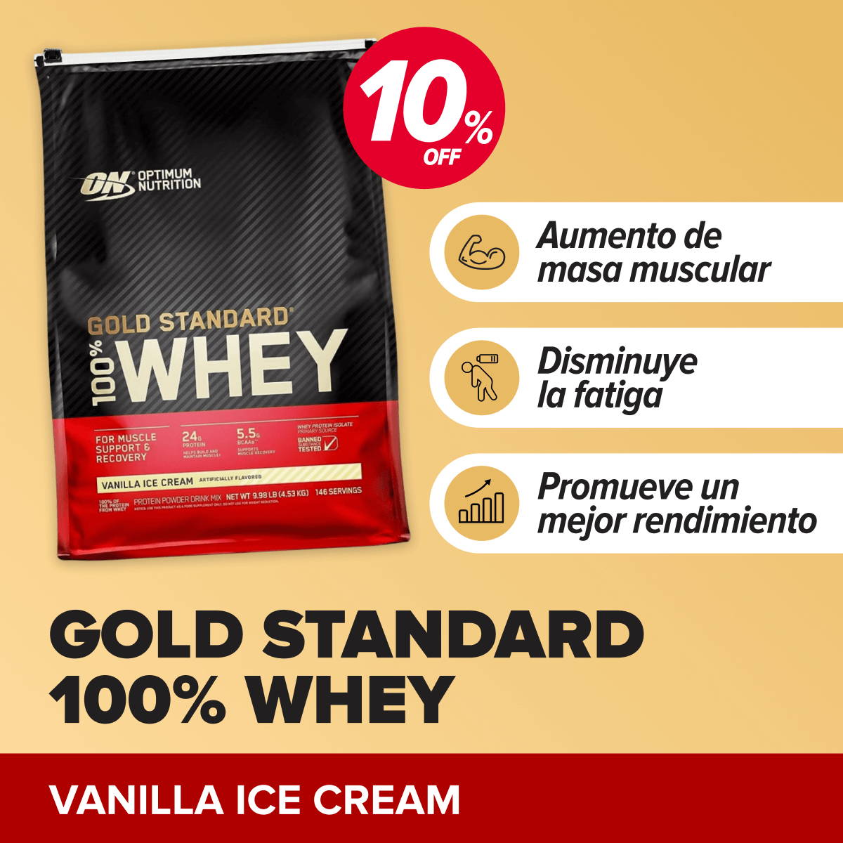 optimum nutrition - gold standard 100% whey