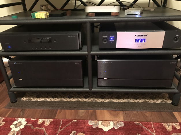 Shot of front of both amps - Like New Condition!