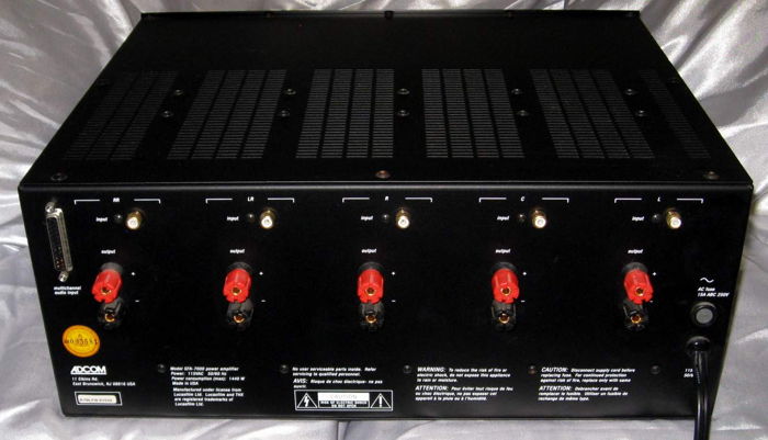 Adcom GFA-7000 5 channel power amplifier