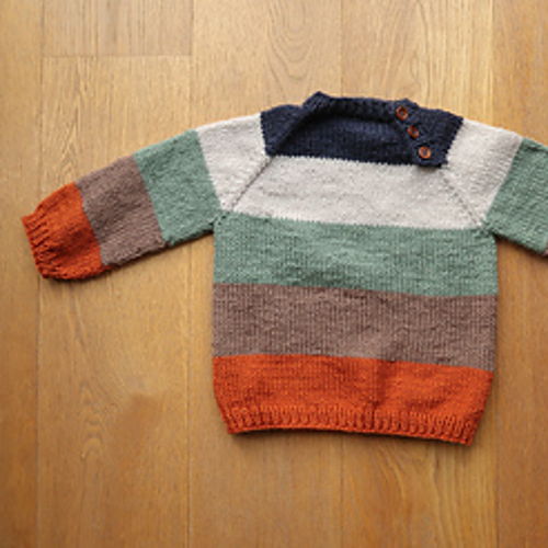 Paint Colorblock Boy Knit Sweaters