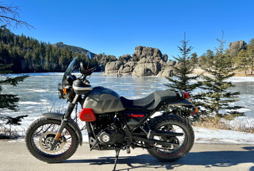 2023 ROYAL ENFIELD SCRAM 411 motorcycle for rent near Custer, SD