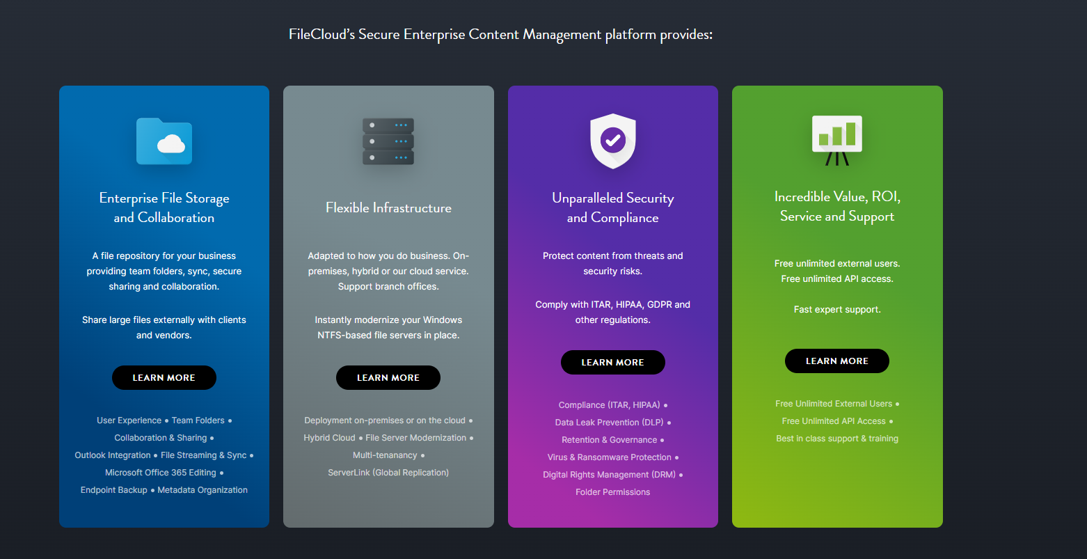 FileCloud product / service