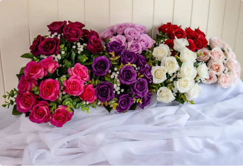 Real Touch Rose Bouquet -Realistic Artificial Flowers