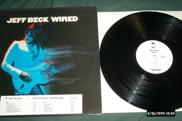 Jeff Beck Wired White Label Promo