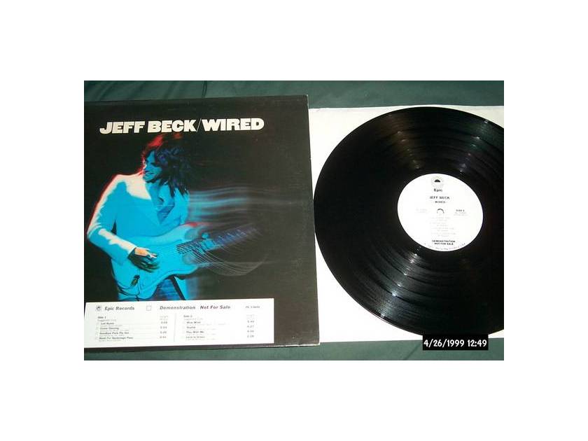 Jeff beck - White Label Promo wired lp nm