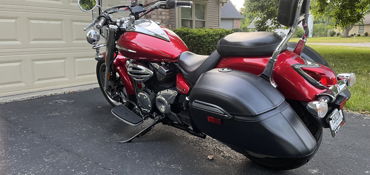 2011 YAMAHA V STAR 950 TOURER motorcycle for rent near Fishers, IN
