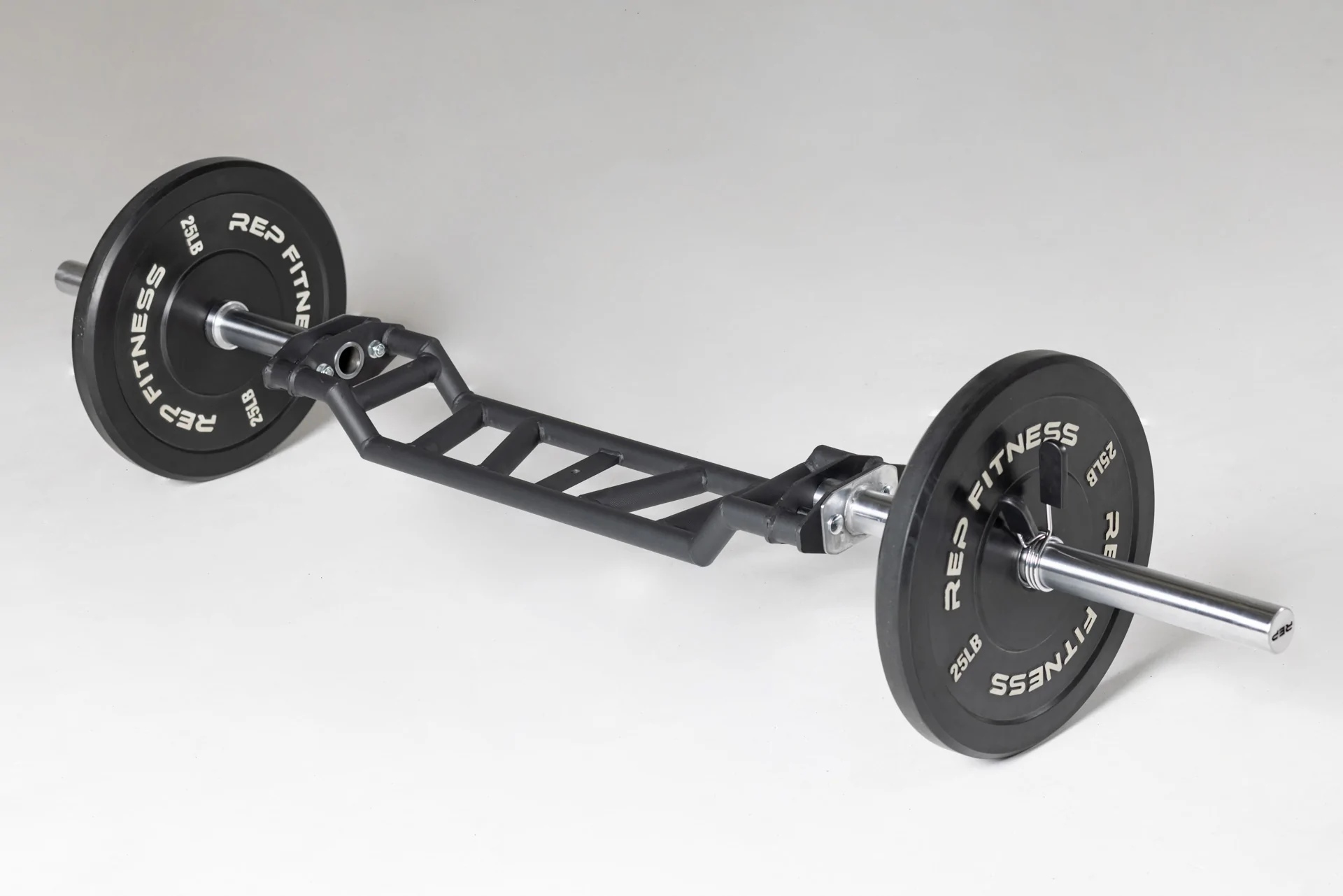 Rep Cambered Swiss Bar with weights