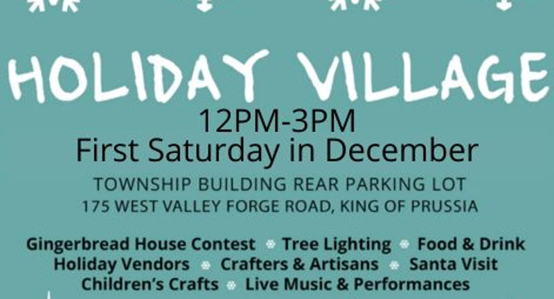 Holiday Village, December 2nd, 2023, Upper Merion Twp. Building Park in King of Prussia