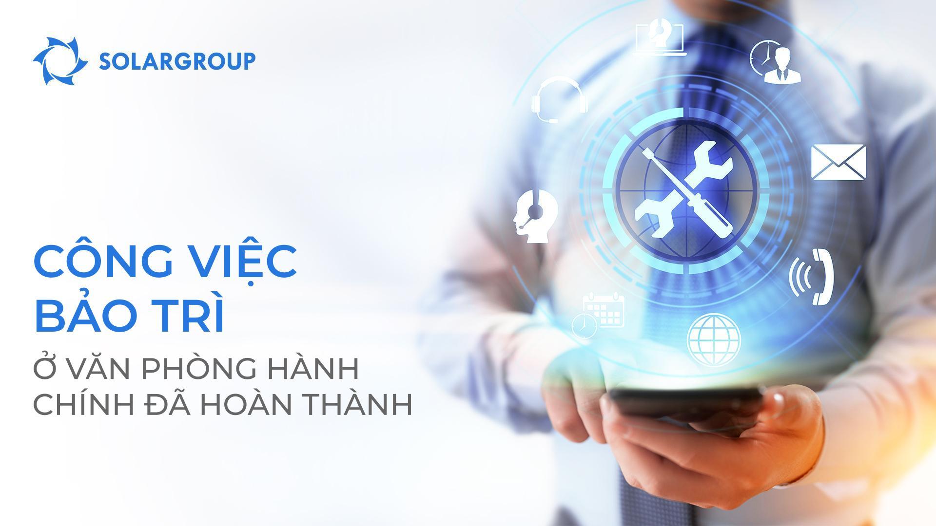 Công việc bảo trì văn phòng hành chính đã hoàn thành