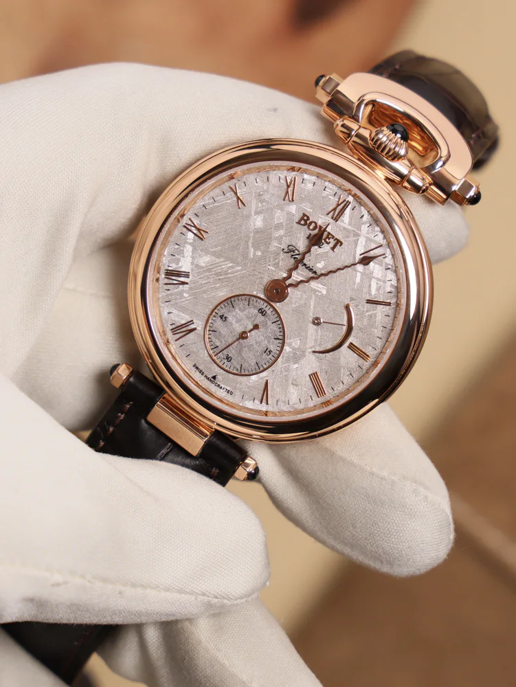 Rose gold Meteorite dial, image 1