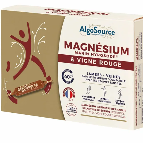 Pflanzliches Magnesium & Rote Weinrebe