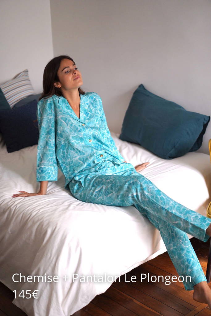 Nêge Paris - Pyjama 100% tencel lyocell certifié oeko-tex
