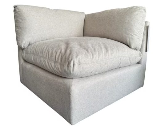 Fluffy Modular 3 Piece + Ottoman