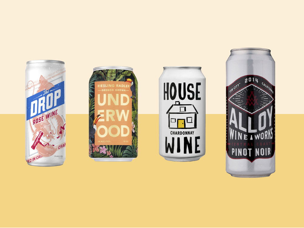 The Rising Popularity Of Canned Wine | Dieline - Design, Branding ...