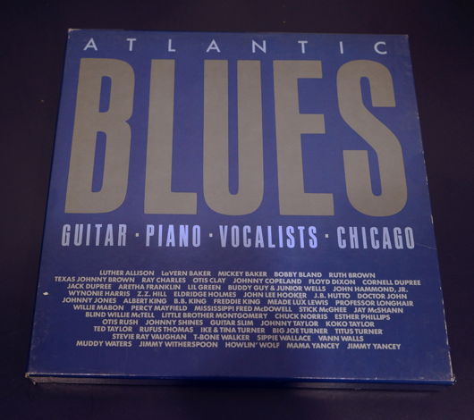 ATLANTIC BLUES  - 8 LP BOX SET GUITAR, PIANO, VOCALISTS...