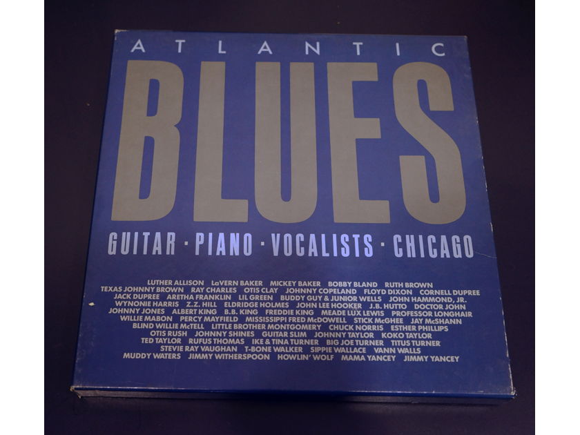 ATLANTIC BLUES  - 8 LP BOX SET GUITAR, PIANO, VOCALISTS, CHICAGO