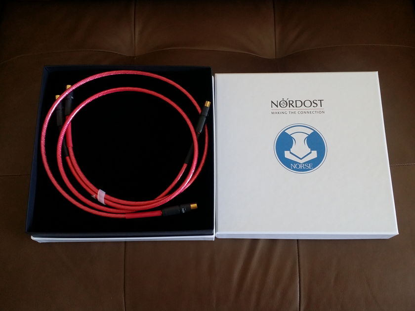 Nordost Heimdall Norse 2  1 meter RCA  audio interconnects