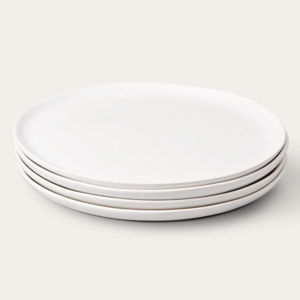 Fable Speckled White Dinner Plates