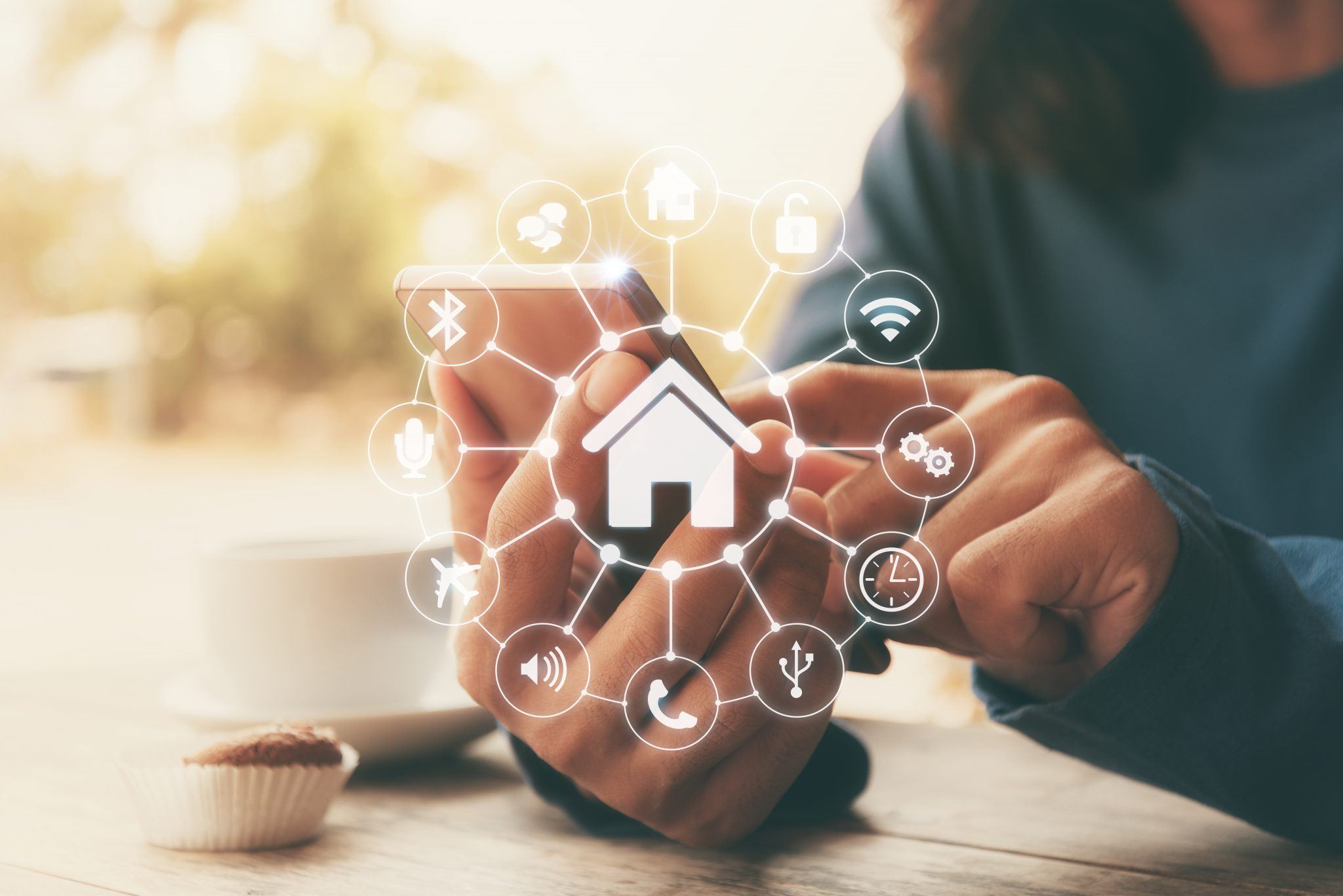 controlling smart home from smartphone