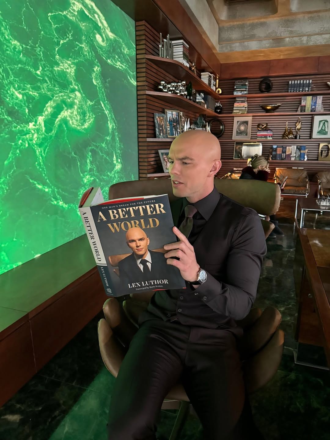 Lex may be the smartest man in the world, but he's still always learning. #Superman