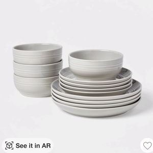 12pc Stoneware Westfield Dinnerware Set - Threshold™