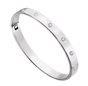 Shop ladies silver bangles - Pobjoy