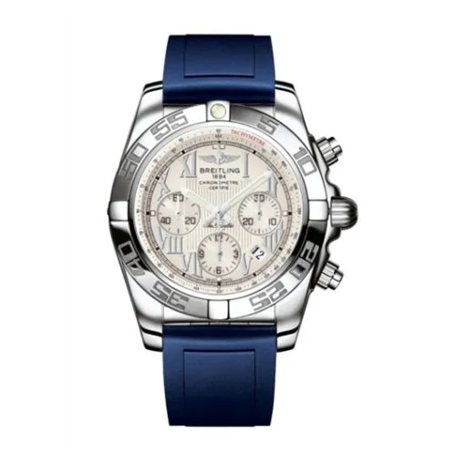 Chronomat 44 Stainless Steel / Sierra Silver Roman /  Rubber