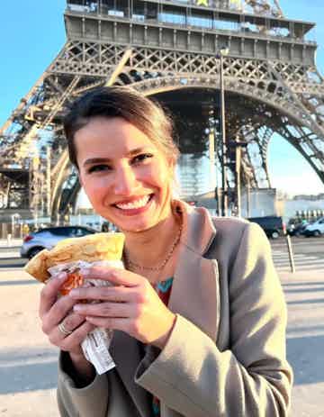 Enjoy a waffle or ice cream