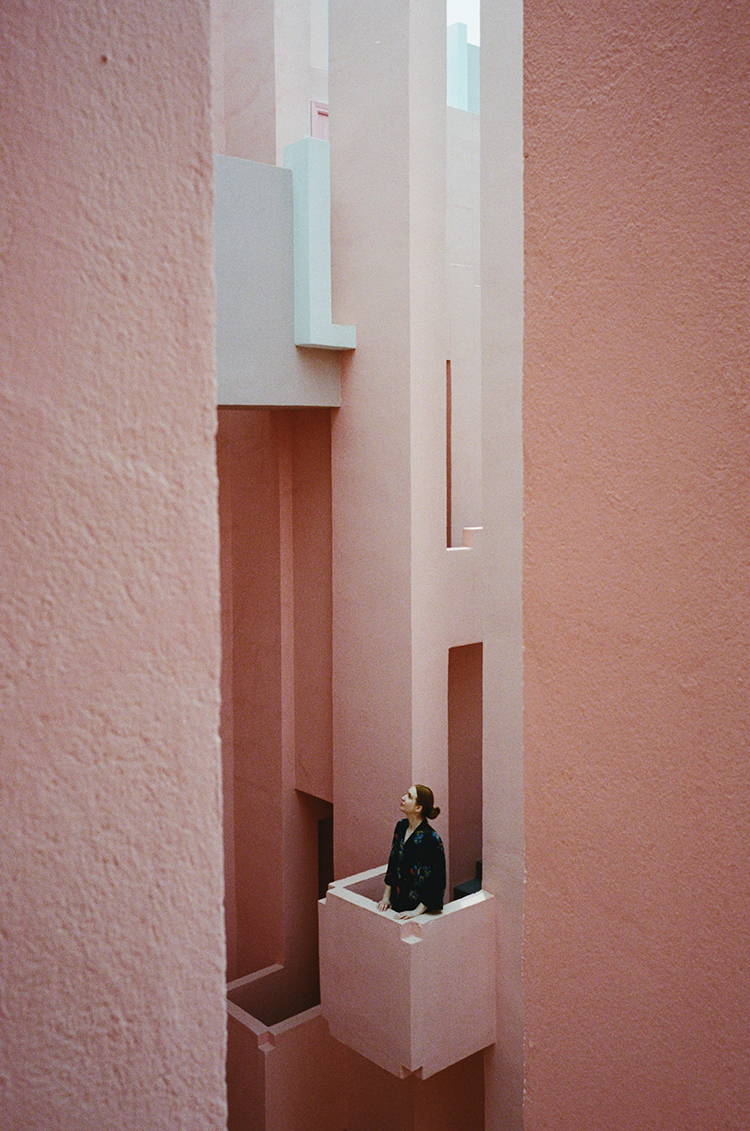 La Muralla Roja by Ricardo Bofill | Photographed by Hannah Davis for Wolf & Moon Jewellery