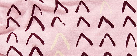 Pink V-Design fabric