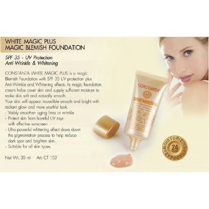คอนสแดนต้า ครีมรองพื้น ไว้ท์ เมจิก พลัส บีบี คอลลาเจน (CONSTANTA WHITE MAGIC PLUS)
