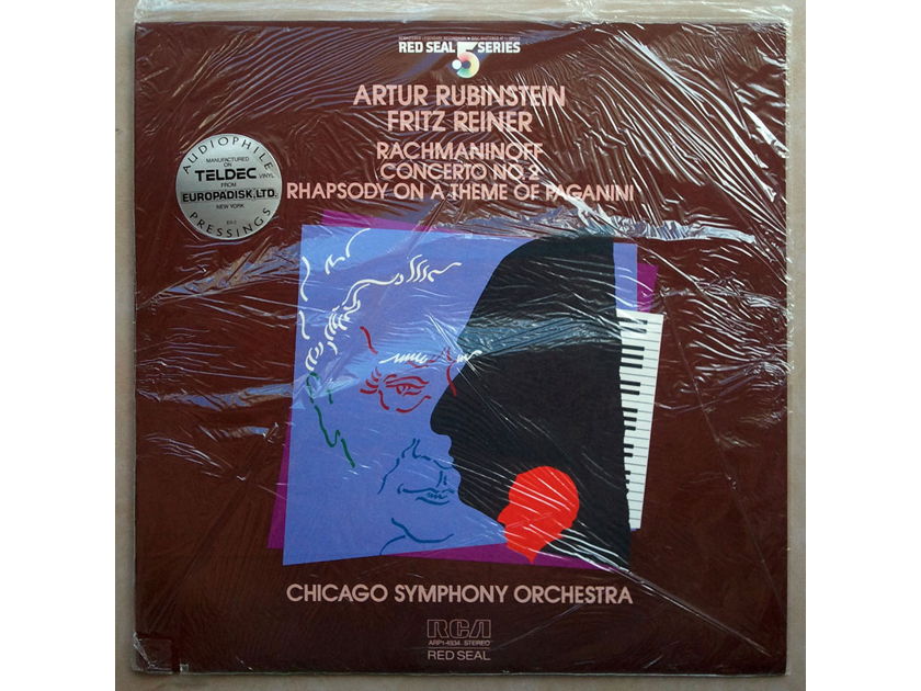 Sealed/RCA Half-Speed/Rubinstein/Reiner/Rachmaninoff - Piano Concerto No. 2 / Audiophile Pressings