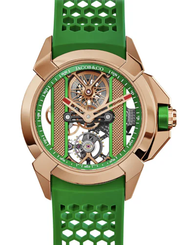 Jacob & Co. Epic X Rose Gold - Green Inner Ring