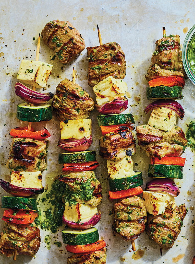 Lamb and Halloumi Skewers | RICARDO