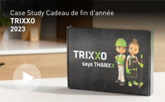 TRIXXO - La plus grande société autonome de titres-services en Belgique avec plus de 10.000 employés. Découvrez comment BergHOFF Belgium les a aidés avec un cadeau de fin d'année original et durable et laissez-nous vous aider avec vos incentives, cadeaux d'affaires, paniers de Noël et cadeaux de fin d'année pour les entreprises.
