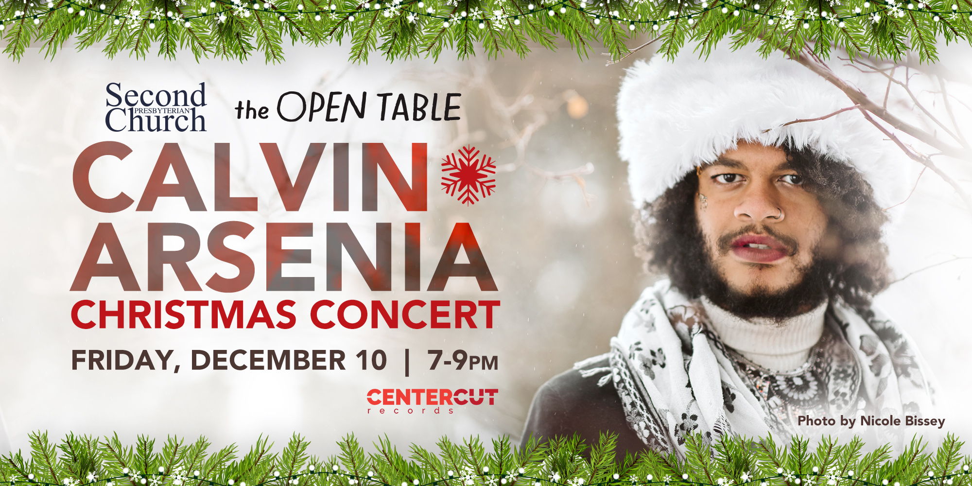 Calvin Arsenia Christmas Concert promotional image