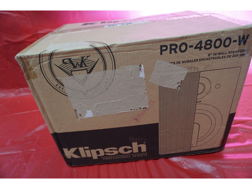Klipsch PRO-4800-W In Wall Speakers