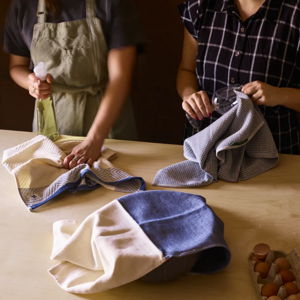 Thyme & Sage 3-Piece Primary Kitchen Towel Set | Food52 - Mixed Elderberry