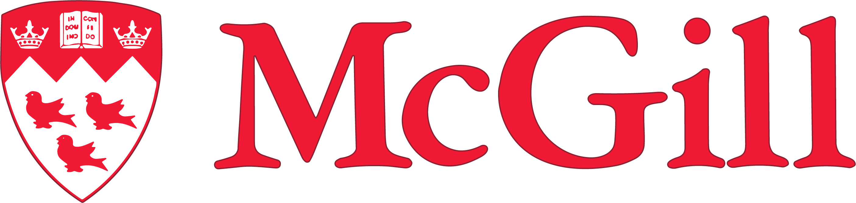 McGill Crest White on Grey