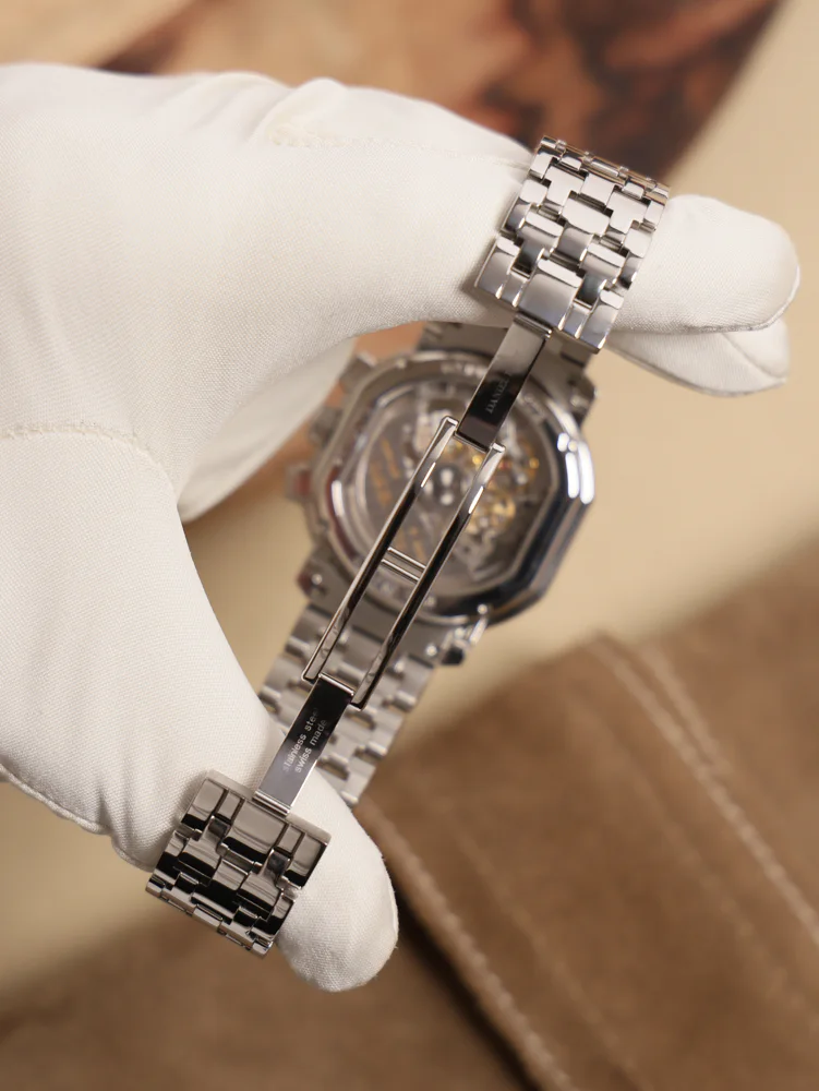 Steel Bracelet cal. DR 500 Box and Papers 2004, image 6