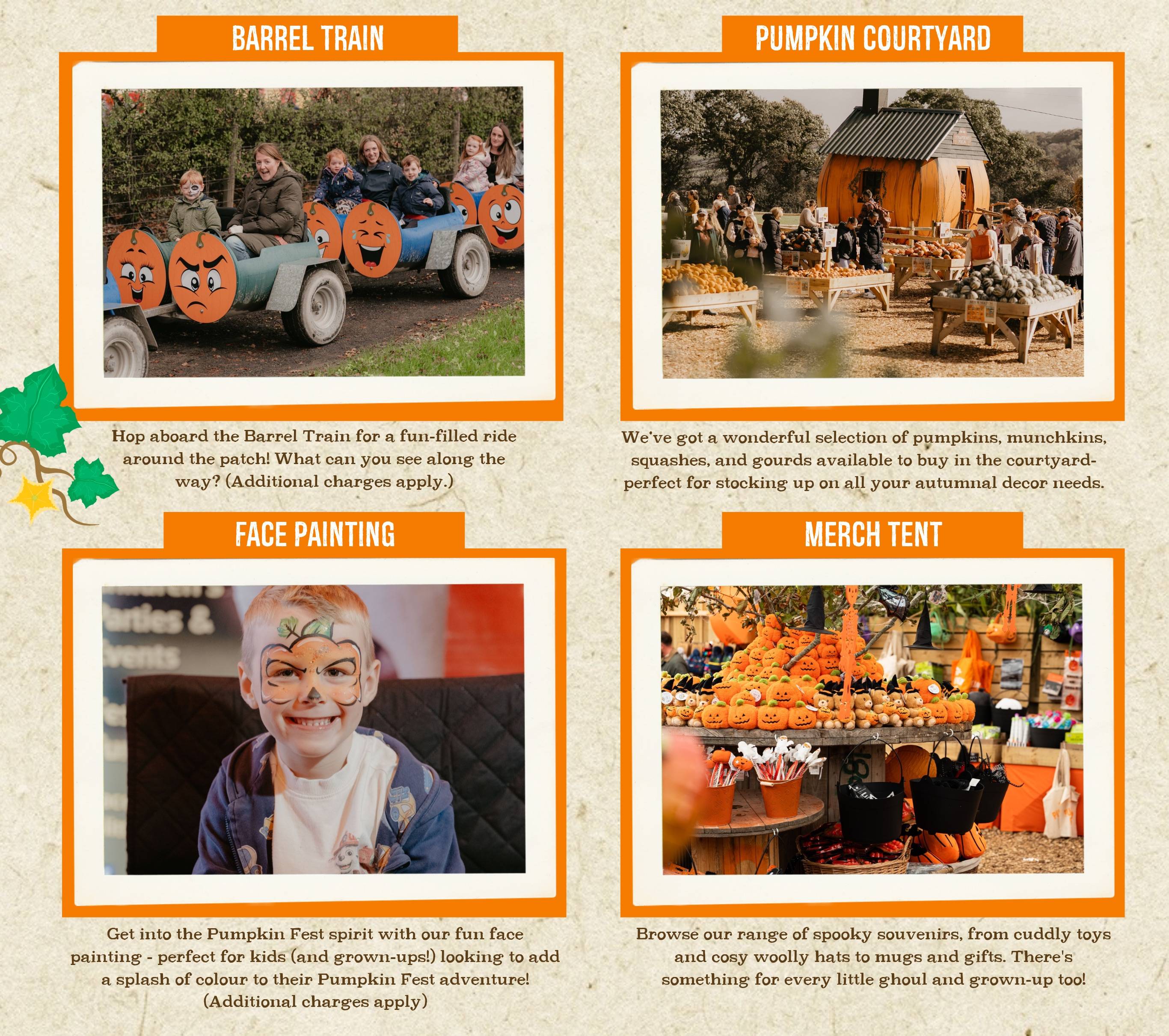 Discover the biggest and best pumpkin festival in Devon & Cornwall, and South West! Pumpkin Fest at Strawberry Fields is the ultimate family day out with a huge pumpkin patch, pumpkin picking, maize maze, barrel train rides, photo spots, tasty autumn treats & fun for all ages. Book now!