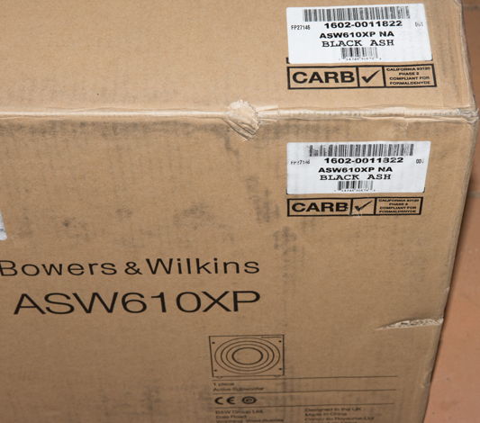B  &  W ASW  610XP factory sealed subwoofer