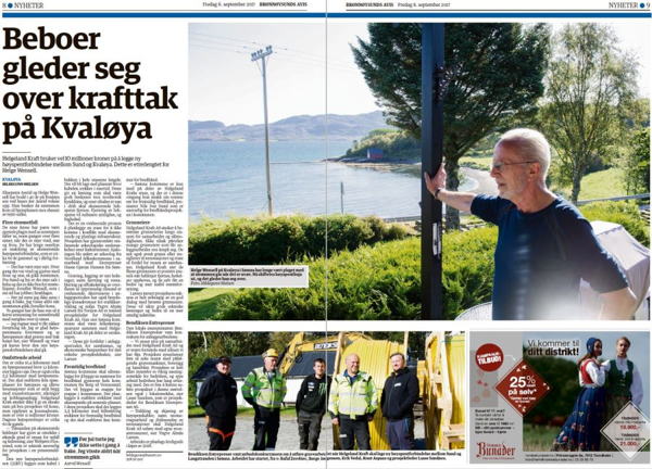 Beboer gleder seg over krafttak på Kvaløya
