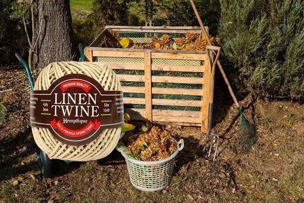 compostable linen twine by Hemptique