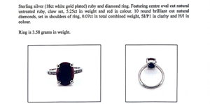 Natural Ruby & Diamond Ring